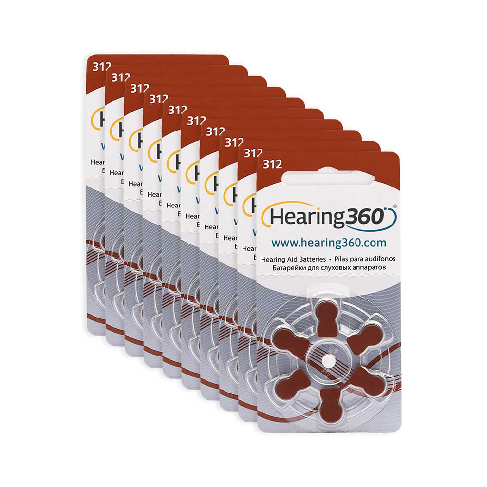 10 Blister Pile Marroni 312 A