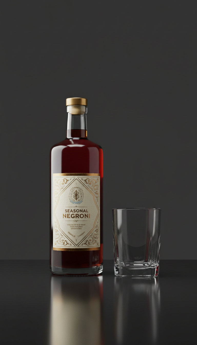Negroni stagionale con botaniche rare